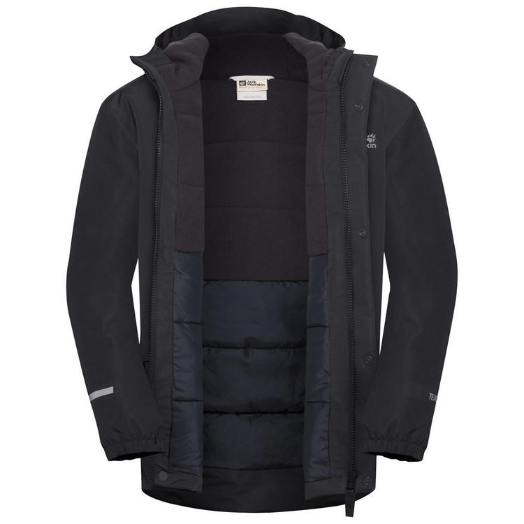 Jack Wolfskin Jack Wolfskin CANVEY JKT KIDS Fleecejacke Kinder - black - 3 | SportScheck
