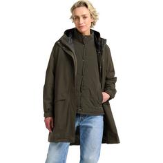 Rückansicht von Jack Wolfskin WINTERDUNE 3IN1 COAT W Funktionsmantel Damen obsidian moss