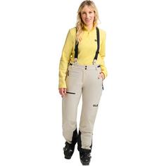 Rückansicht von Jack Wolfskin FLOWLINE PRO 2L INS PANTS W Funktionshose Damen pale sand