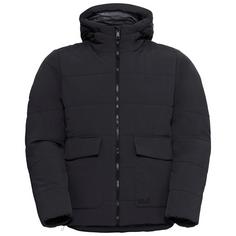Jack Wolfskin NORTHERN LITE HOODED JKT M Fleecejacke Herren black