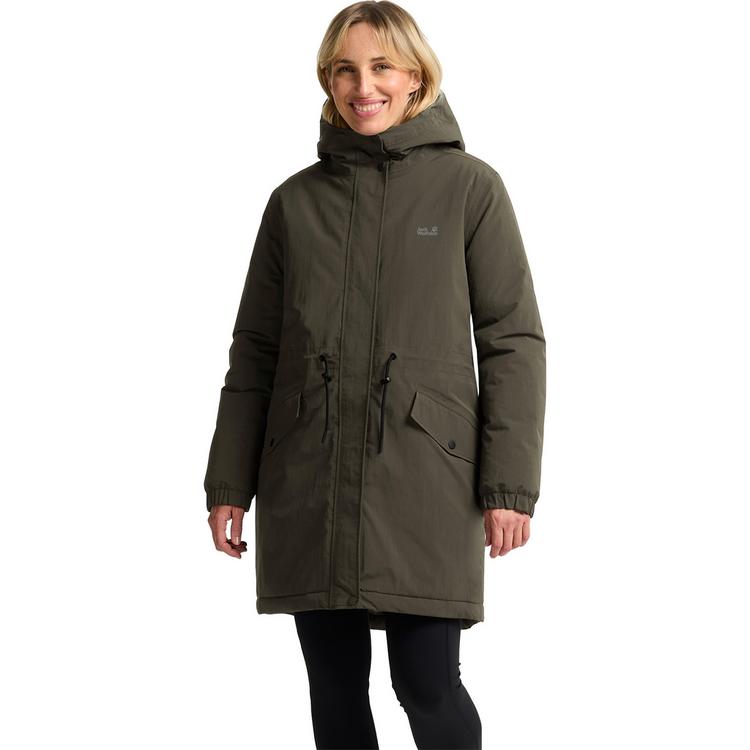 Jack Wolfskin Jack Wolfskin CHILLY FROST PARKA W Parka Damen - obsidian moss - 0 | SportScheck