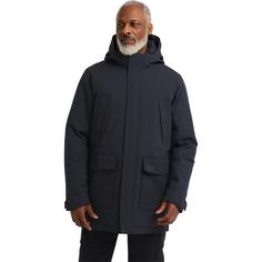 Rückansicht von Jack Wolfskin CANYON SHIELD PARKA M Parka Herren dark navy