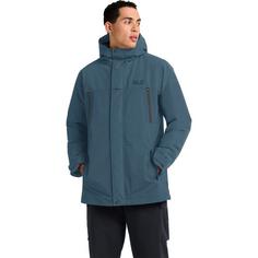 Rückansicht von Jack Wolfskin GLACIER SHIELD JKT M Funktionsjacke Herren aluminium blue