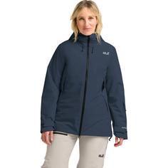 Rückansicht von Jack Wolfskin FLOWLINE PRO 2L INS JKT W Skijacke Damen midnight sky