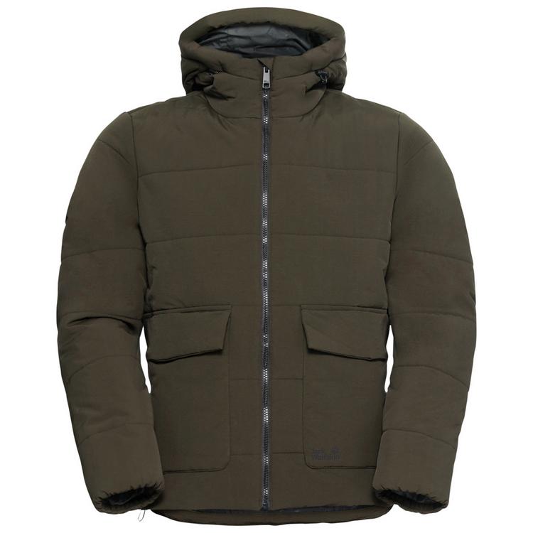 Jack Wolfskin Jack Wolfskin NORTHERN LITE HOODED JKT M Fleecejacke Herren - obsidian moss - 0 | SportScheck