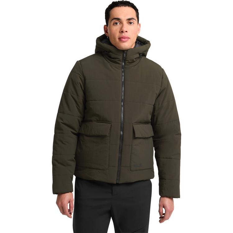 Jack Wolfskin Jack Wolfskin NORTHERN LITE HOODED JKT M Fleecejacke Herren - obsidian moss - 0 | SportScheck