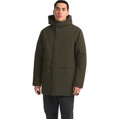Rückansicht von Jack Wolfskin COLD CAMP COAT M Funktionsmantel Herren obsidian moss
