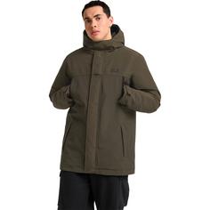 Rückansicht von Jack Wolfskin GLACIER SHIELD JKT M Funktionsjacke Herren obsidian moss