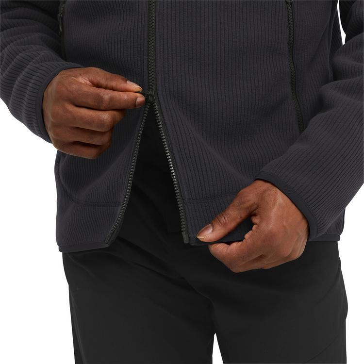 Jack Wolfskin Jack Wolfskin LAKE RIDGE HOODED JKT M Fleecejacke Herren - black - 1 | SportScheck