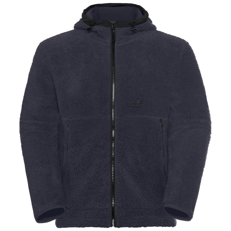 Jack Wolfskin Jack Wolfskin STONE LITE HOODED JKT M Fleecehoodie Herren - dark navy - 0 | SportScheck
