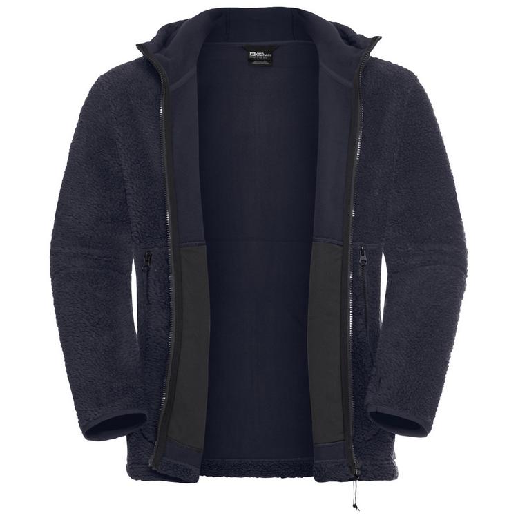 Jack Wolfskin Jack Wolfskin STONE LITE HOODED JKT M Fleecehoodie Herren - dark navy - 3 | SportScheck