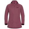 Jack Wolfskin HIKE WITH ME HOODY W Softshelljacke Damen - raisin