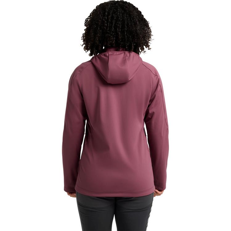 Jack Wolfskin Jack Wolfskin HIKE WITH ME HOODY W Softshelljacke Damen - raisin - 1 | SportScheck