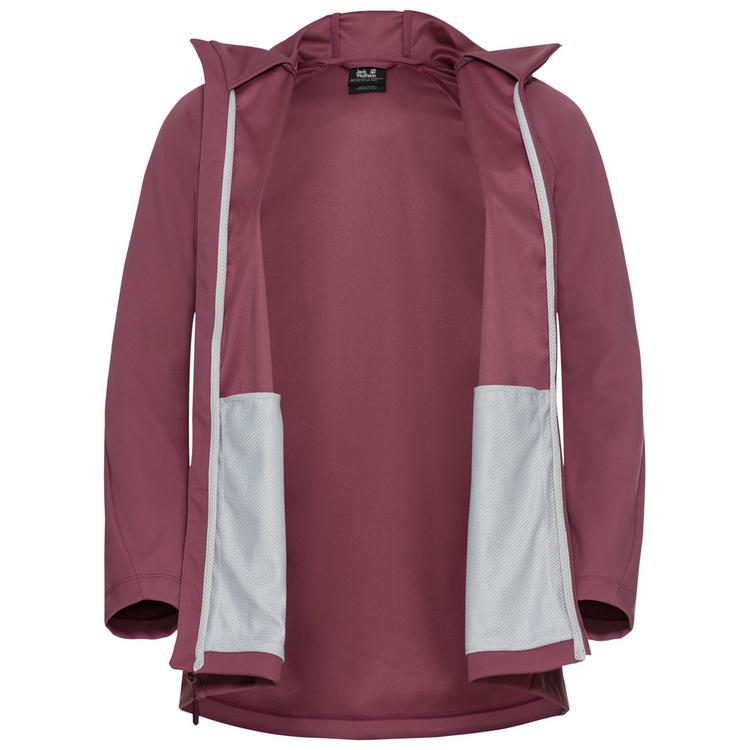 Jack Wolfskin Jack Wolfskin HIKE WITH ME HOODY W Softshelljacke Damen - raisin - 3 | SportScheck