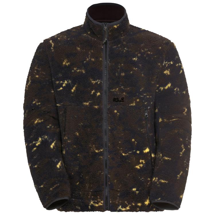 Jack Wolfskin Jack Wolfskin STONE LITE AOP JKT M Fleecejacke Herren - LICHEN peat - 0 | SportScheck