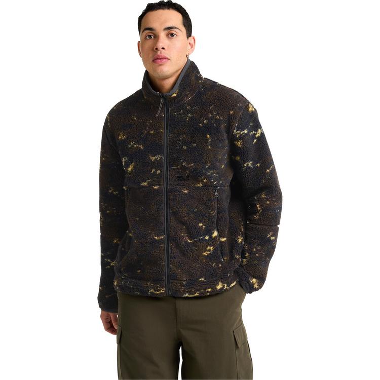 Jack Wolfskin Jack Wolfskin STONE LITE AOP JKT M Fleecejacke Herren - LICHEN peat - 0 | SportScheck