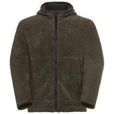 Jack Wolfskin STONE LITE HOODED JKT M Fleecehoodie Herren obsidian moss