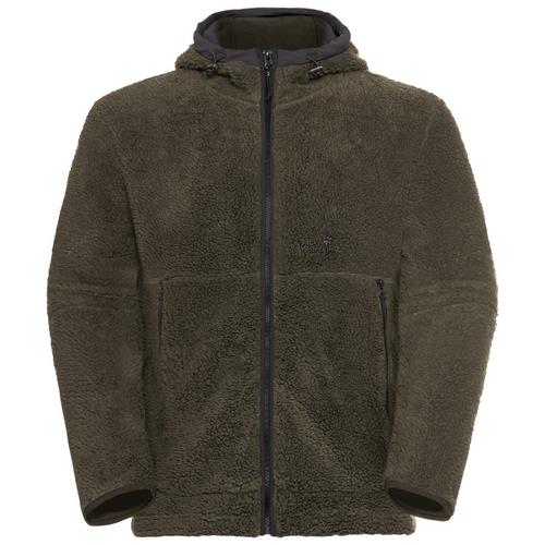 Jack Wolfskin STONE LITE HOODED JKT M Fleecehoodie Herren