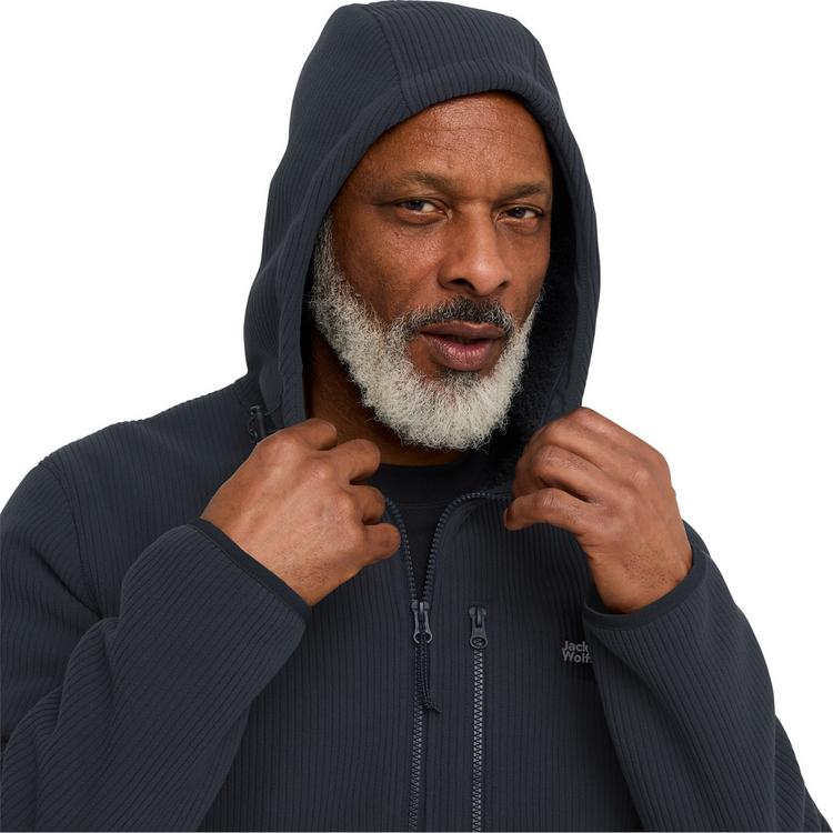Jack Wolfskin Jack Wolfskin LAKE RIDGE HOODED JKT M Fleecejacke Herren - dark navy - 0 | SportScheck