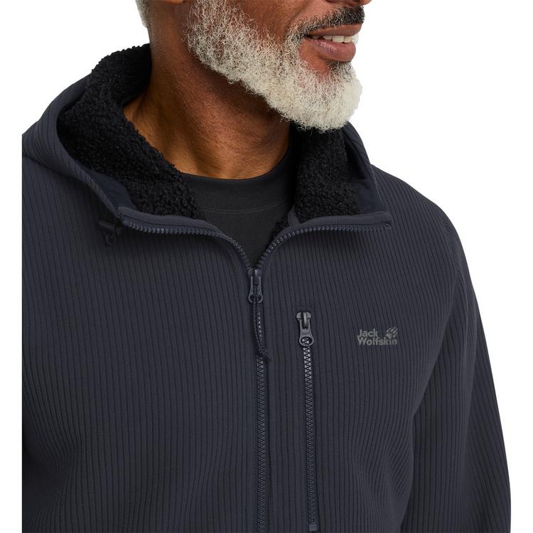 Jack Wolfskin Jack Wolfskin LAKE RIDGE HOODED JKT M Fleecejacke Herren - dark navy - 2 | SportScheck