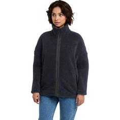 Rückansicht von Jack Wolfskin STONE LITE JKT W Fleecejacke Damen dark navy