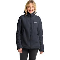 Rückansicht von Jack Wolfskin CRADLE MOUNTAIN PILE FZ W Fleecejacke Damen phantom