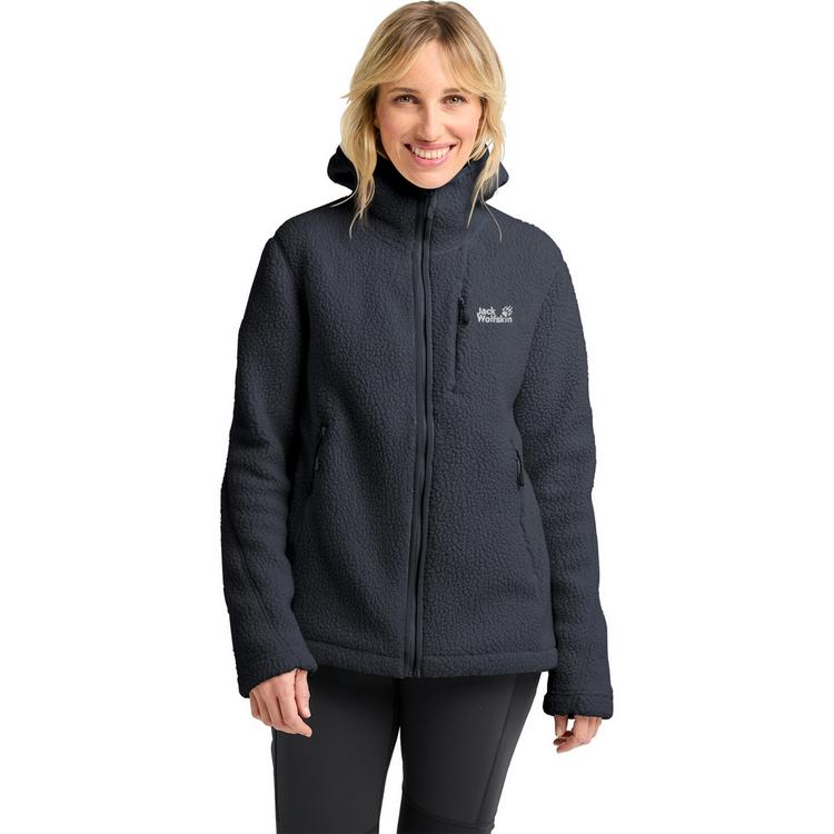 Jack Wolfskin Jack Wolfskin CRADLE MOUNTAIN PILE FZ W Fleecejacke Damen - phantom - 0 | SportScheck