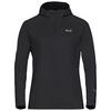 Jack Wolfskin PRELIGHT TRAIL HOODED W Fleecepullover Damen - black