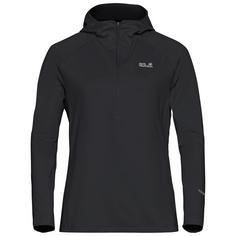 Jack Wolfskin PRELIGHT TRAIL HOODED W Fleecepullover Damen black