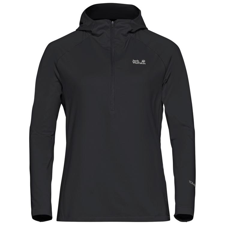 Jack Wolfskin Jack Wolfskin PRELIGHT TRAIL HOODED W Fleecepullover Damen - black - 0 | SportScheck