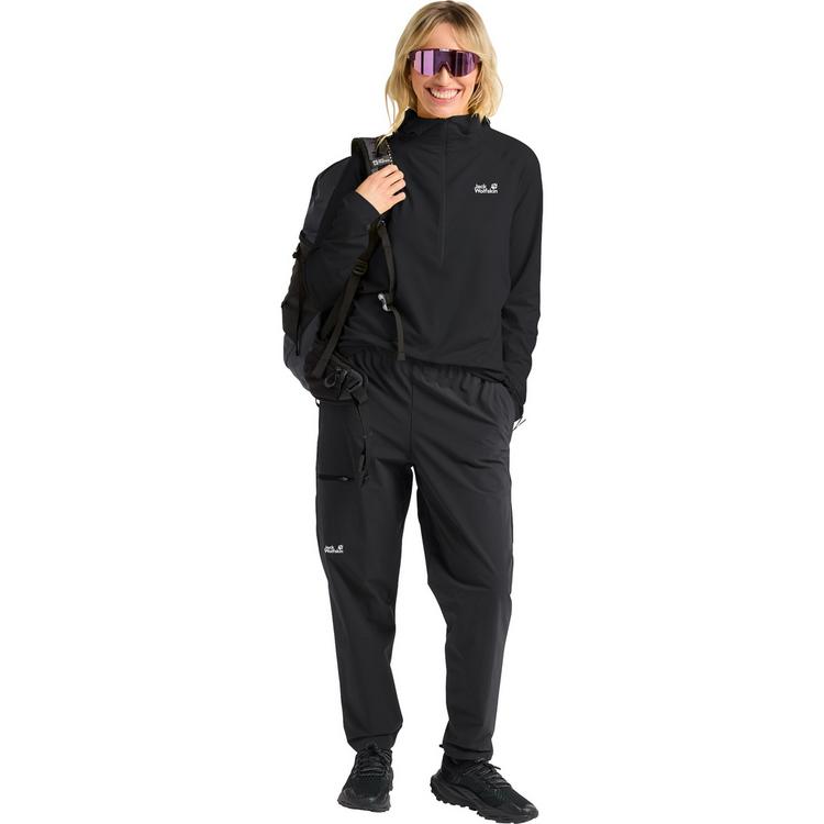 Jack Wolfskin Jack Wolfskin PRELIGHT TRAIL HOODED W Fleecepullover Damen - black - 2 | SportScheck