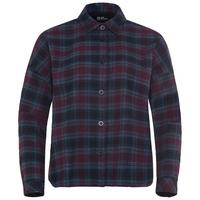 Jack Wolfskin BAJA FLANNEL SHIRT W Langarmhemd Damen - CHECK dark navy