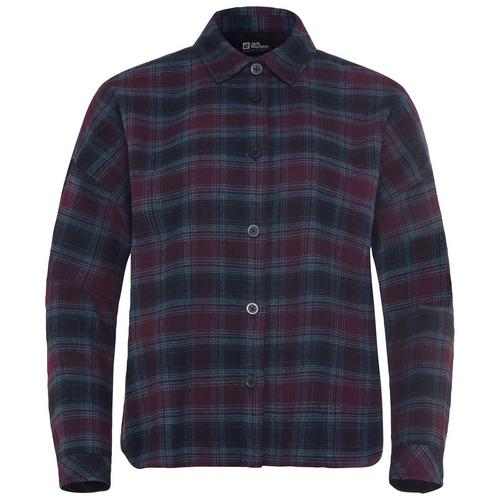 Jack Wolfskin BAJA FLANNEL SHIRT W Langarmhemd Damen