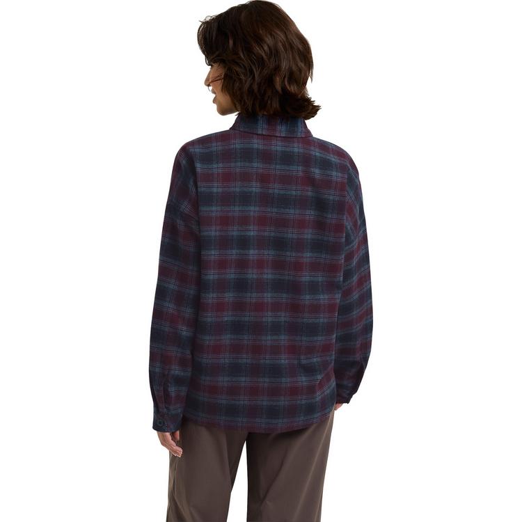 Jack Wolfskin Jack Wolfskin BAJA FLANNEL SHIRT W Langarmhemd Damen - CHECK dark navy - 1 | SportScheck