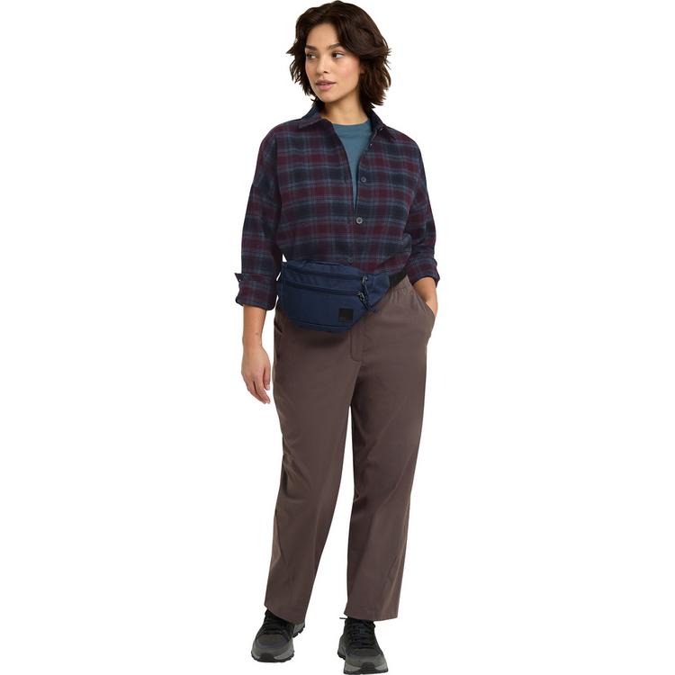 Jack Wolfskin Jack Wolfskin BAJA FLANNEL SHIRT W Langarmhemd Damen - CHECK dark navy - 2 | SportScheck