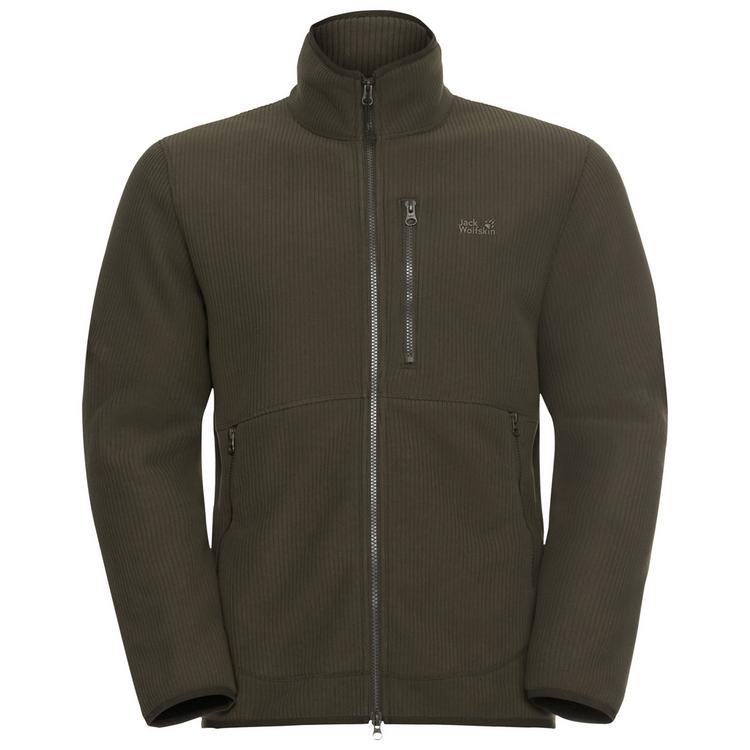 Jack Wolfskin Jack Wolfskin LAKE RIDGE JKT M Fleecejacke Herren - obsidian moss - 0 | SportScheck