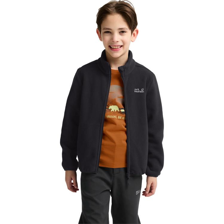 Jack Wolfskin Jack Wolfskin VERTIGO FLEECE JKT K Fleecejacke Kinder - black - 1 | SportScheck