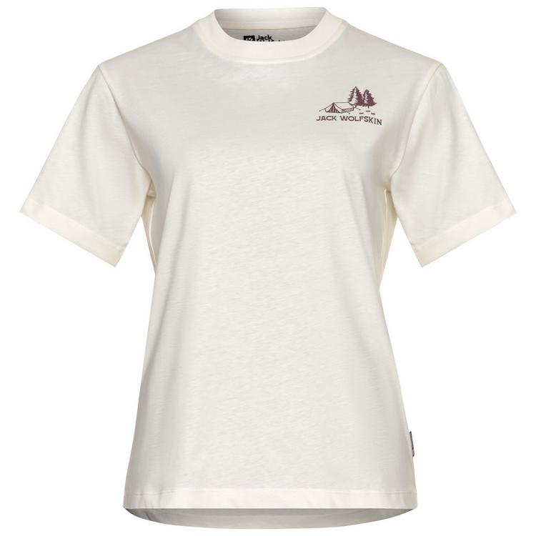 Jack Wolfskin Jack Wolfskin CADENA T W T-Shirt Damen - TENT cotton white - 0 | SportScheck