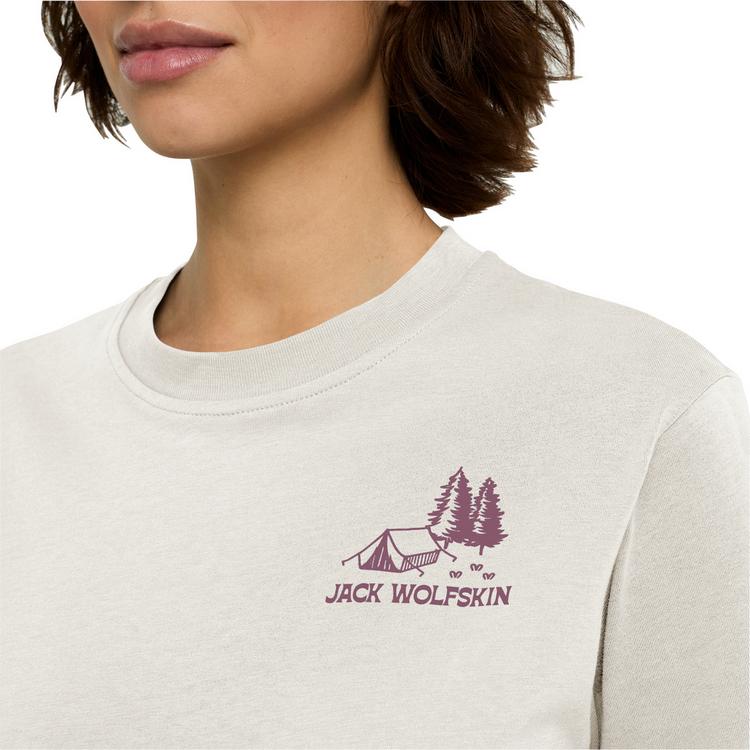 Jack Wolfskin Jack Wolfskin CADENA T W T-Shirt Damen - TENT cotton white - 0 | SportScheck
