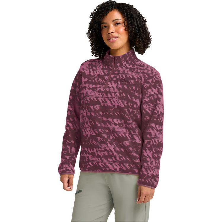 Jack Wolfskin Jack Wolfskin BIG SKY HZ W Fleecepullover Damen - raisin - 0 | SportScheck
