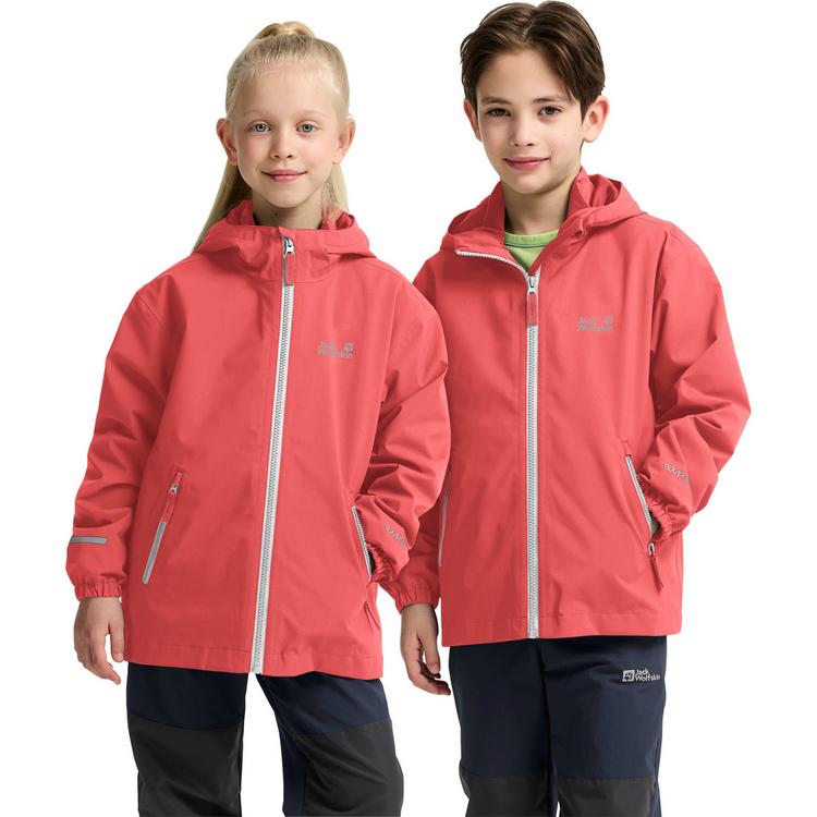 Jack Wolfskin Jack Wolfskin HYBRID 3IN1 JACKET K Funktionsjacke Kinder - sunset coral - 0 | SportScheck