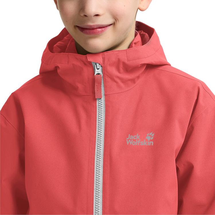 Jack Wolfskin Jack Wolfskin HYBRID 3IN1 JACKET K Funktionsjacke Kinder - sunset coral - 0 | SportScheck