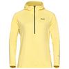 Jack Wolfskin PRELIGHT TRAIL HOODED W Fleecepullover Damen - lemon ice