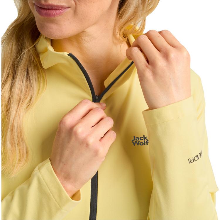 Jack Wolfskin Jack Wolfskin PRELIGHT TRAIL HOODED W Fleecepullover Damen - lemon ice - 1 | SportScheck