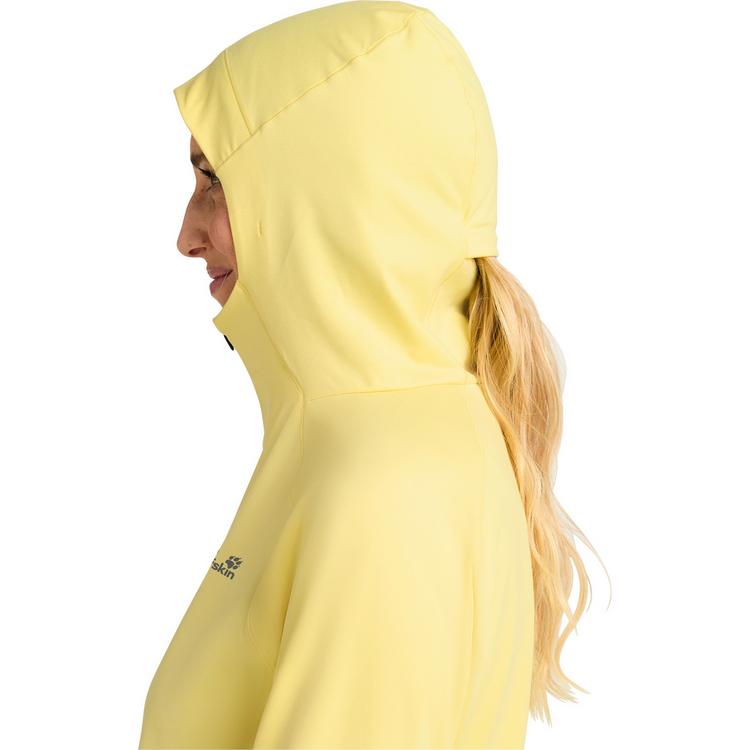 Jack Wolfskin Jack Wolfskin PRELIGHT TRAIL HOODED W Fleecepullover Damen - lemon ice - 2 | SportScheck