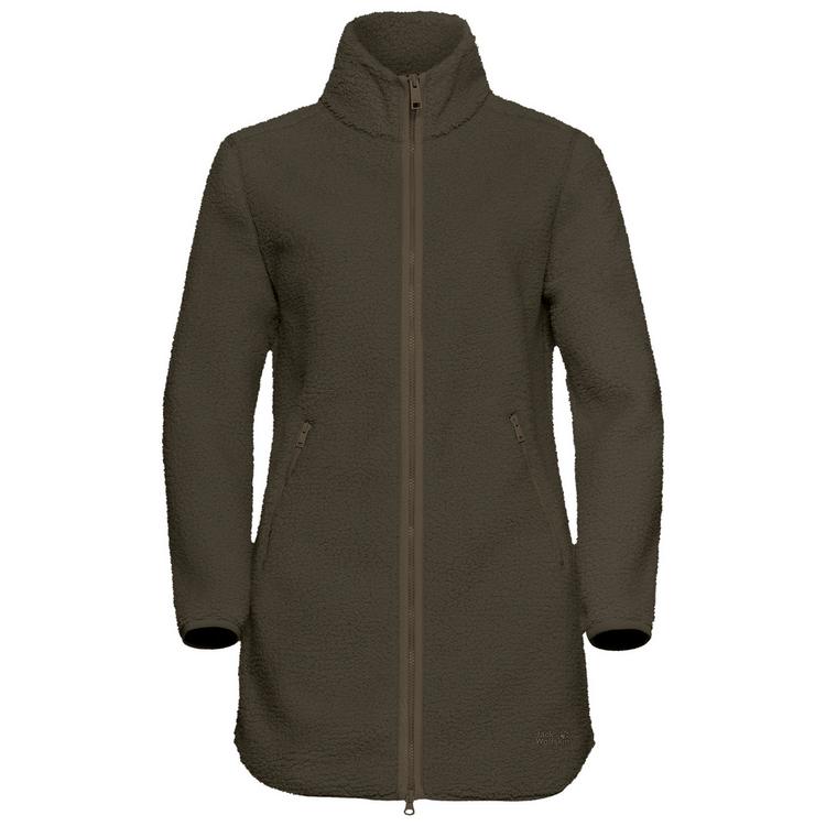 Jack Wolfskin Jack Wolfskin HIGH CURL COAT W Funktionsmantel Damen - obsidian moss - 0 | SportScheck