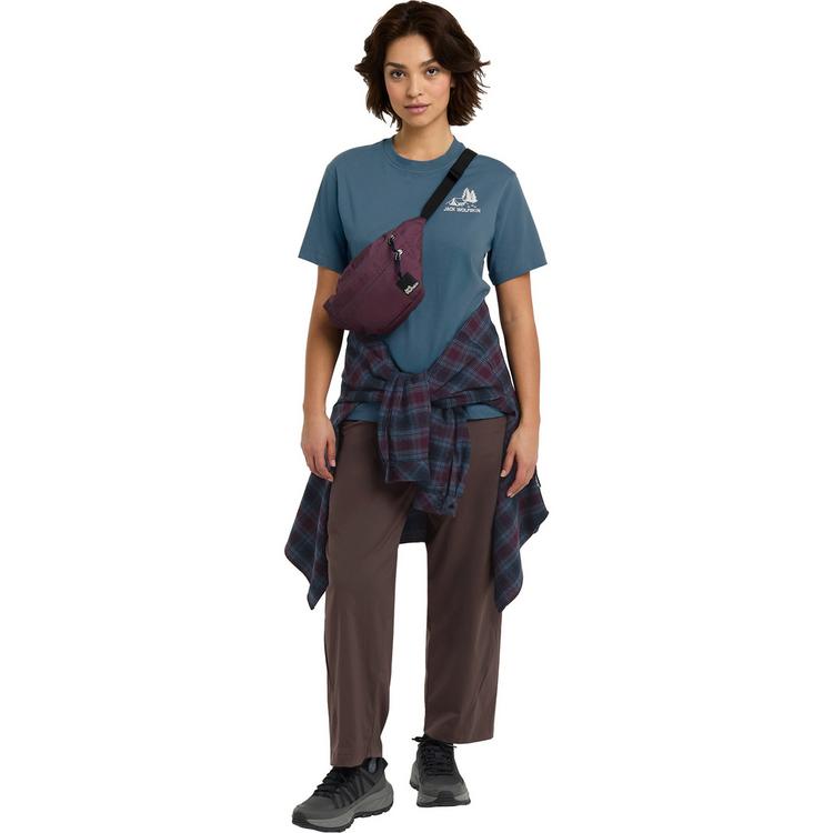 Jack Wolfskin Jack Wolfskin CADENA T W T-Shirt Damen - TENT Aluminium Blue - 2 | SportScheck