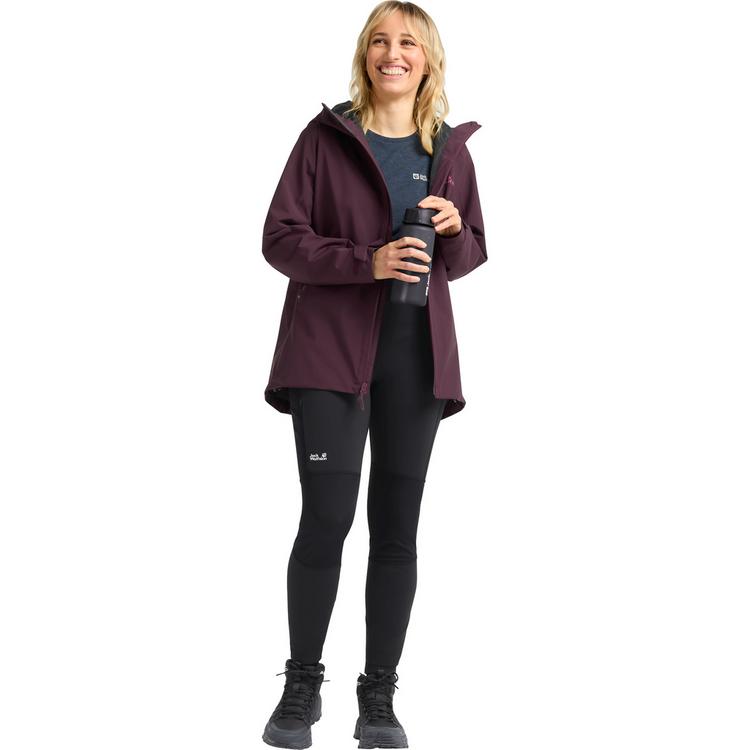 Jack Wolfskin Jack Wolfskin HIKE WITH ME TIGHTS W Softshellhose Damen - black - 2 | SportScheck