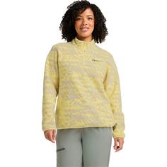 Rückansicht von Jack Wolfskin BIG SKY HZ W Fleecepullover Damen lemon ice