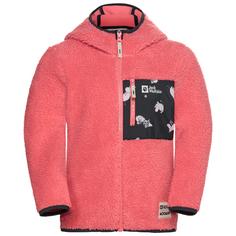 Jack Wolfskin MOOMIN ICE CURL K Fleecejacke Kinder sunset coral